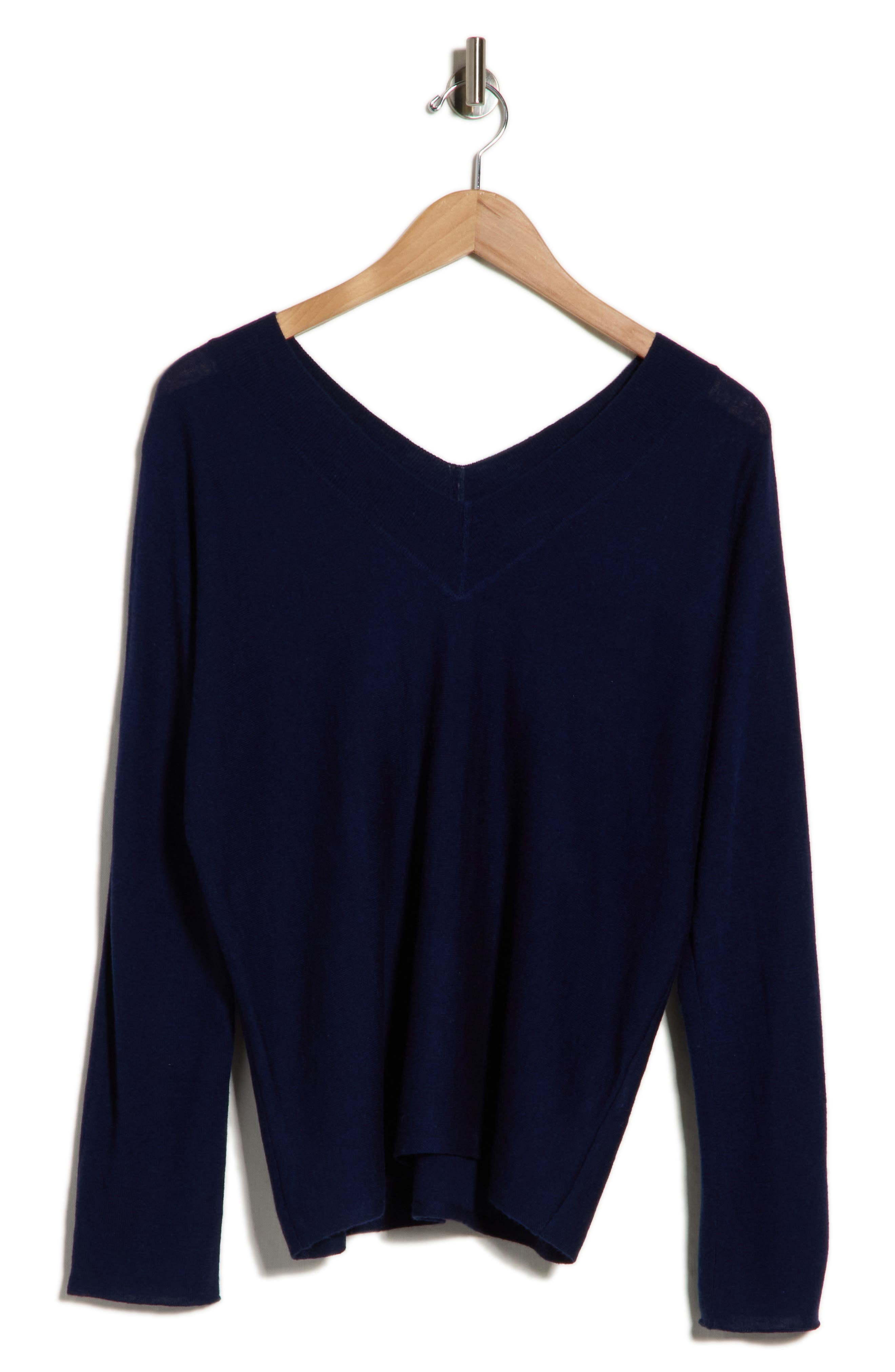 Double 'V' Wool, Silk & Cashmere Sweater