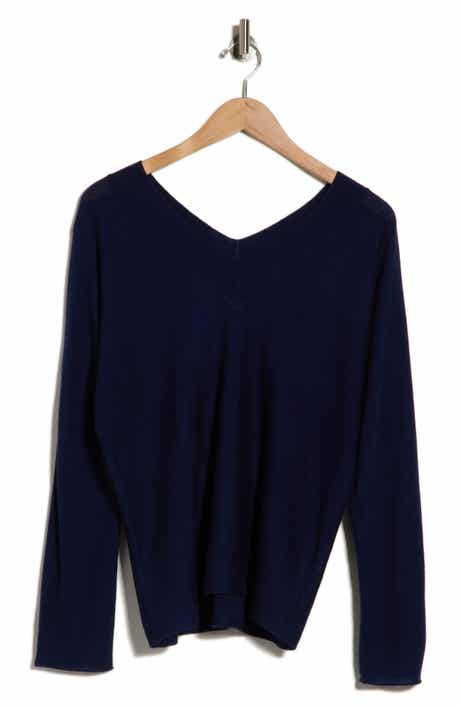 Double 'V' Wool, Silk & Cashmere Sweater