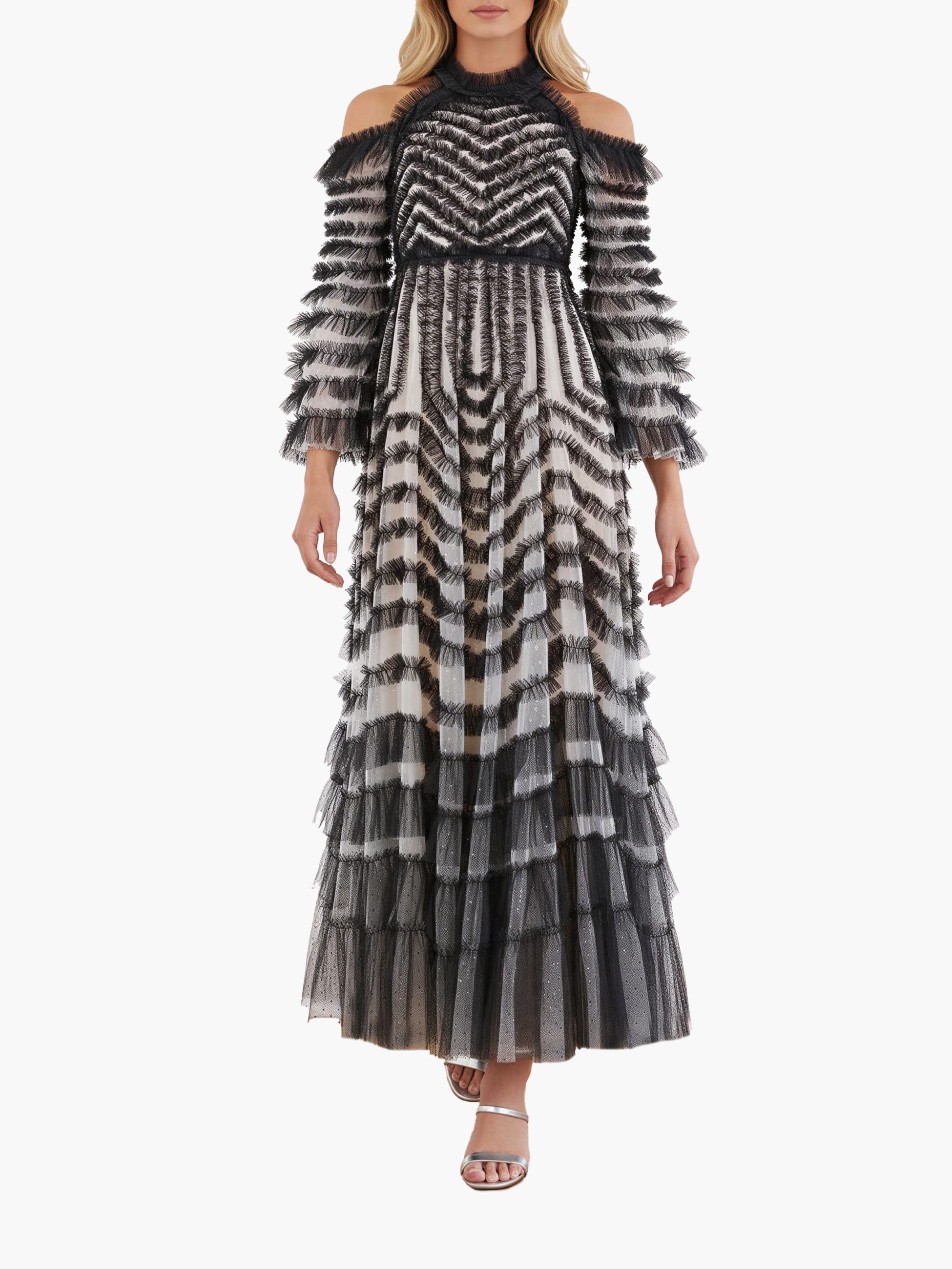 La Vie En Rose Off-Shoulder Gown