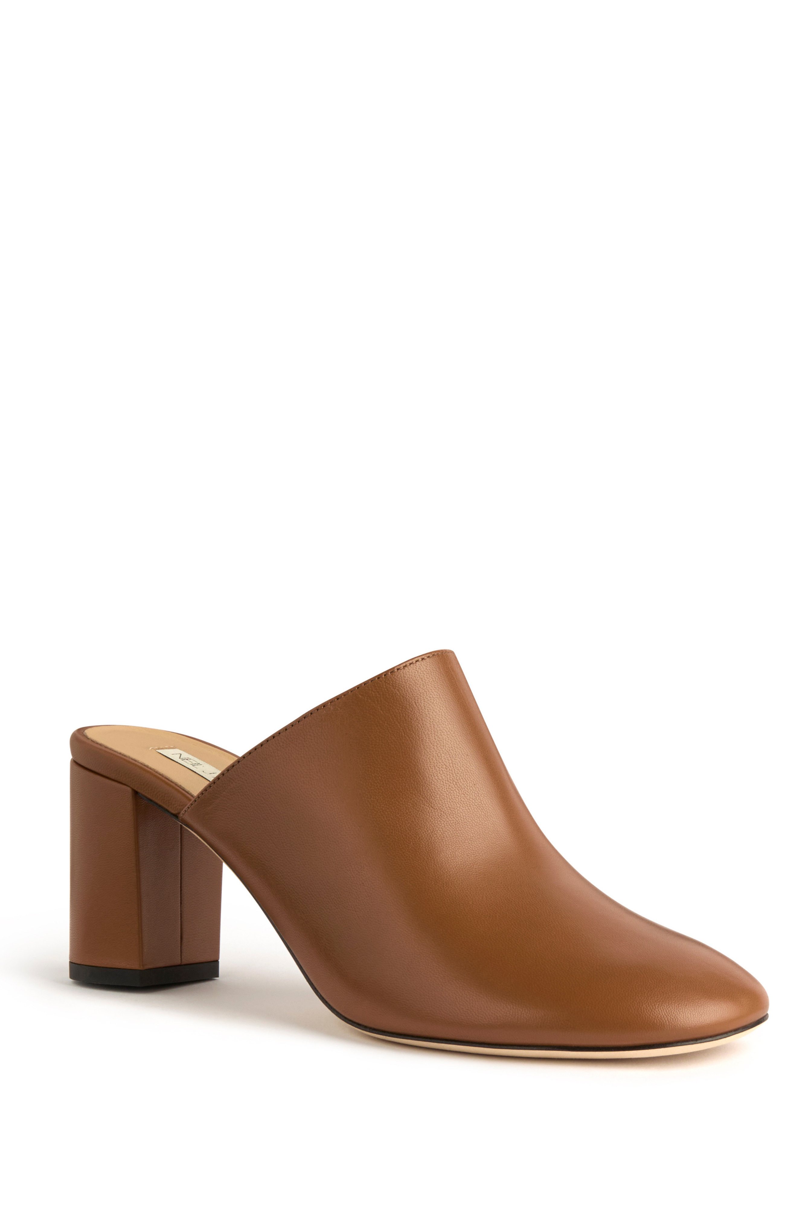 Sabby Mule, Alternate, color, Cognac
