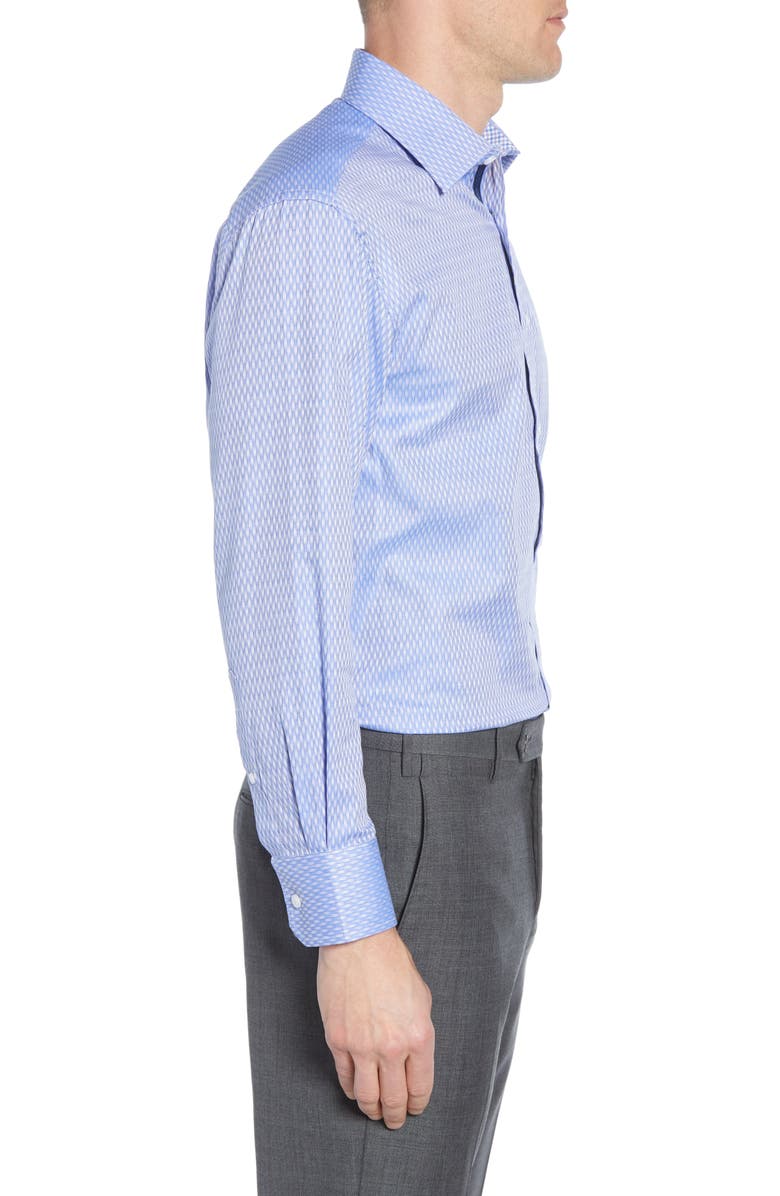 English Laundry Trim Fit Print Dress Shirt, Alternate, color, 