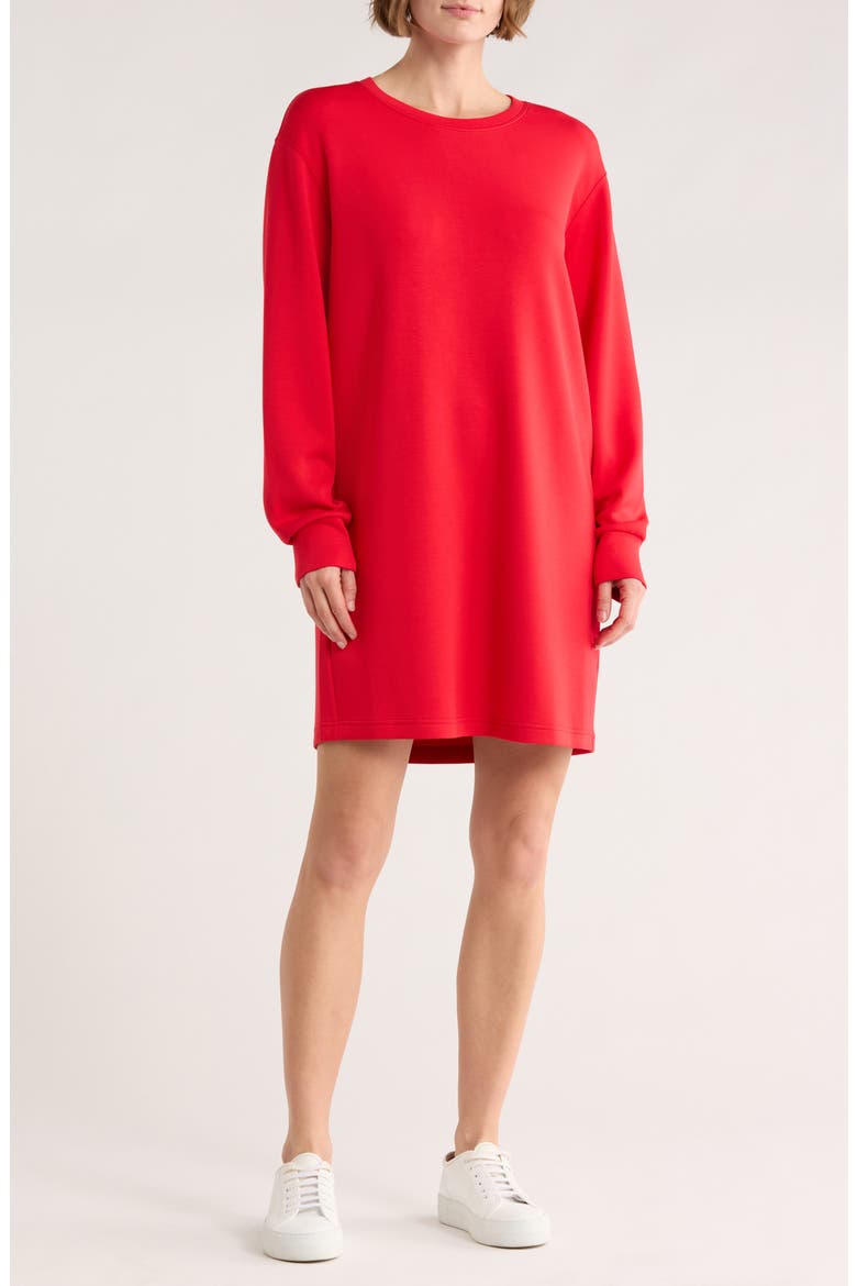 Long Sleeve Sweater Dress, Main, color, SPANX RED