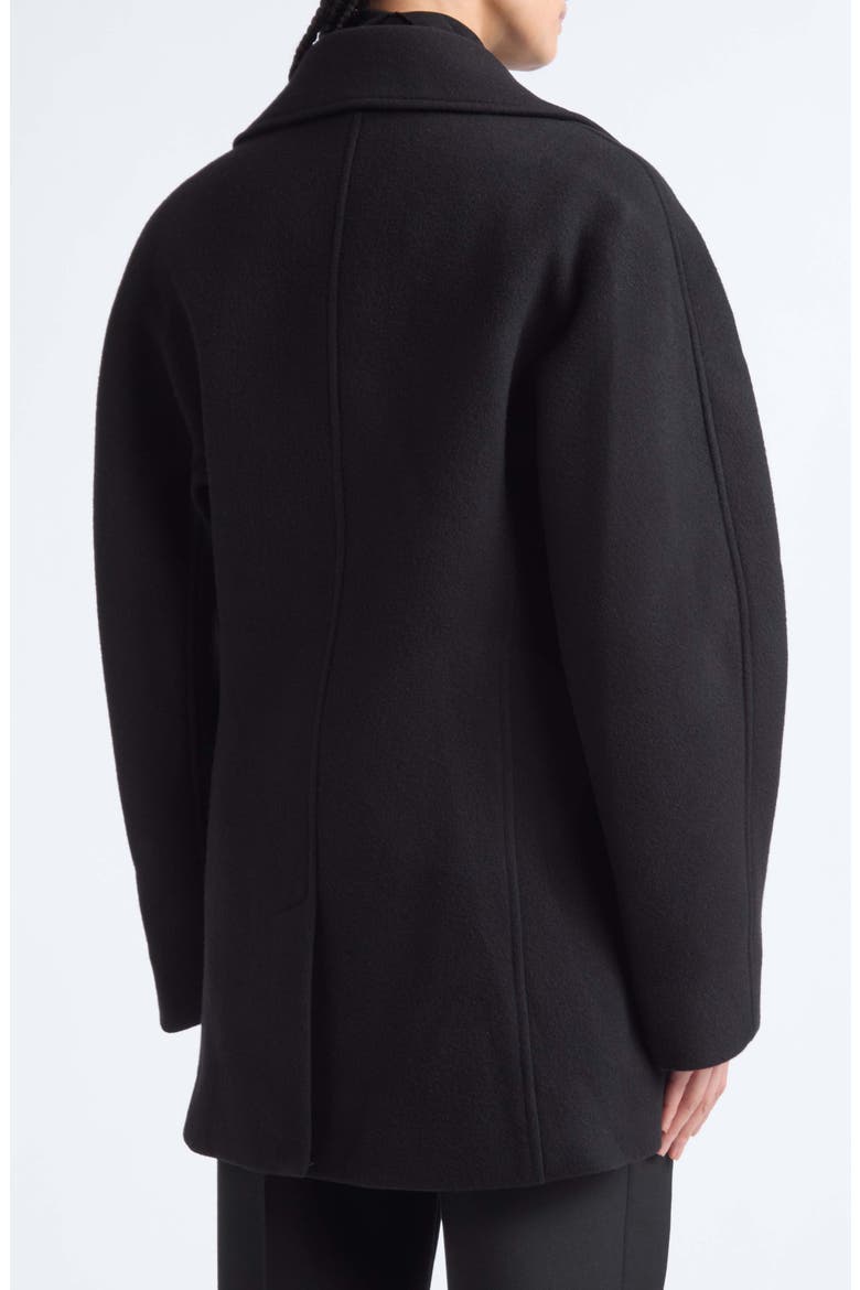 Rounded Peacoat, Alternate, color, BLACK