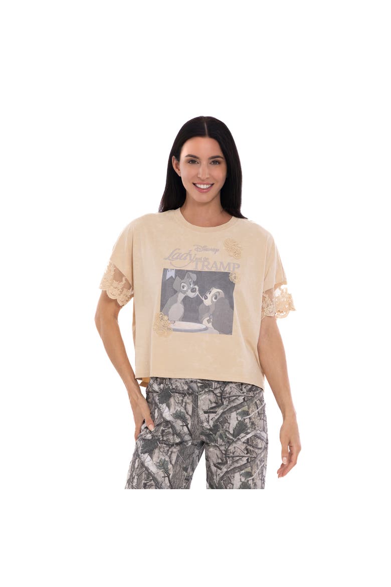 Short Sleeve T-Shirt, Alternate, color, Beige Lady Tramp