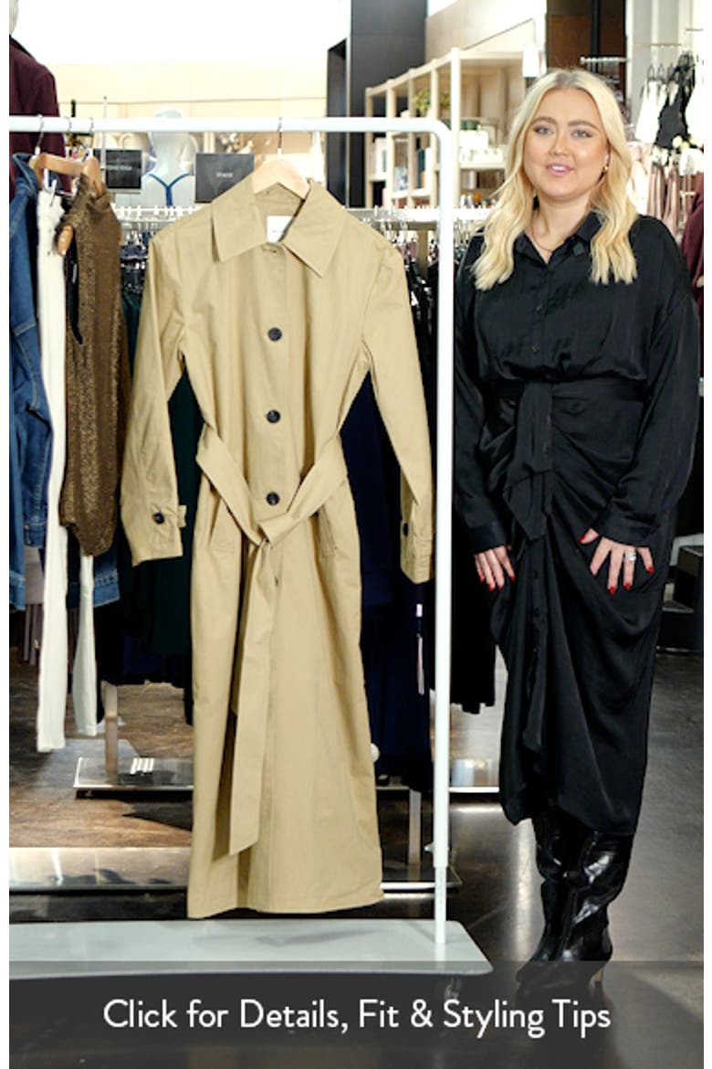 Belted Longline Trench Coat video
