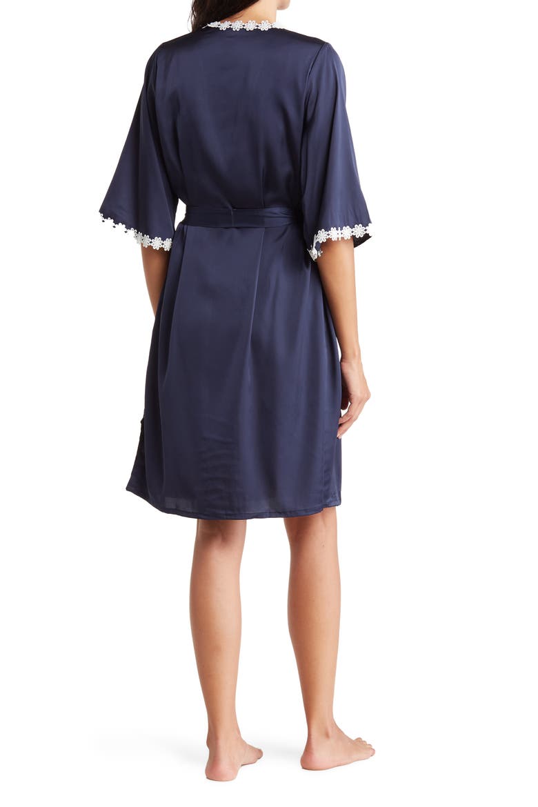 Shower Routine Towel And Robe EAG Luxury Satin Long Robe & Slip Dress (Women) | Nordstromrack