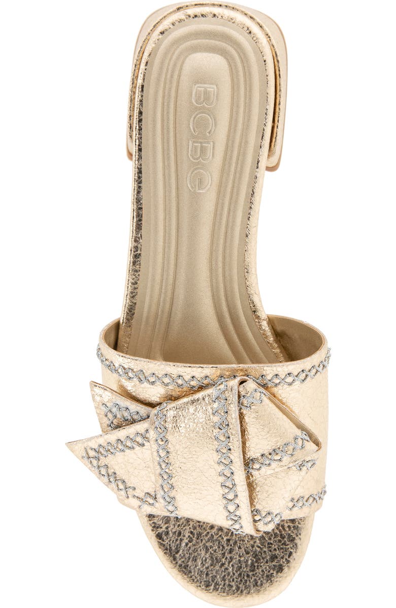 BCBGeneration Amora Slide Sandal, Alternate, color, Platino