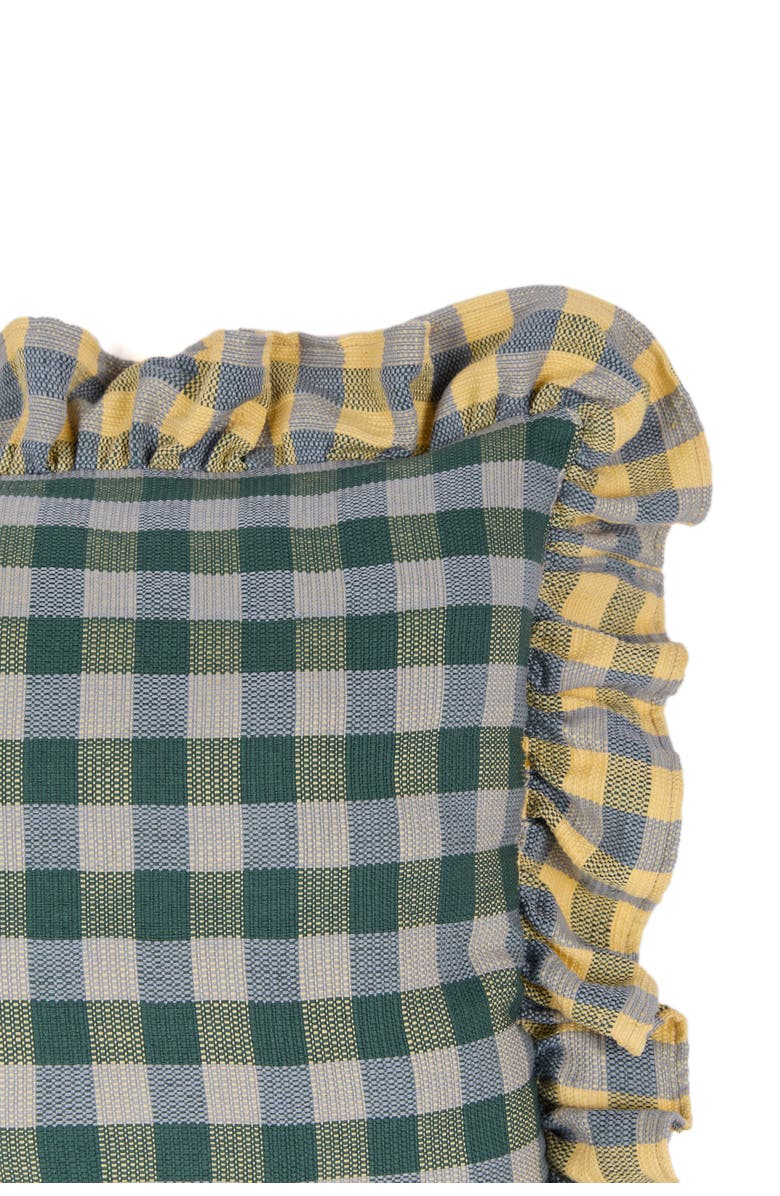 Casa Edel Vuelitos Woven Cushion, Alternate, color, Cyan