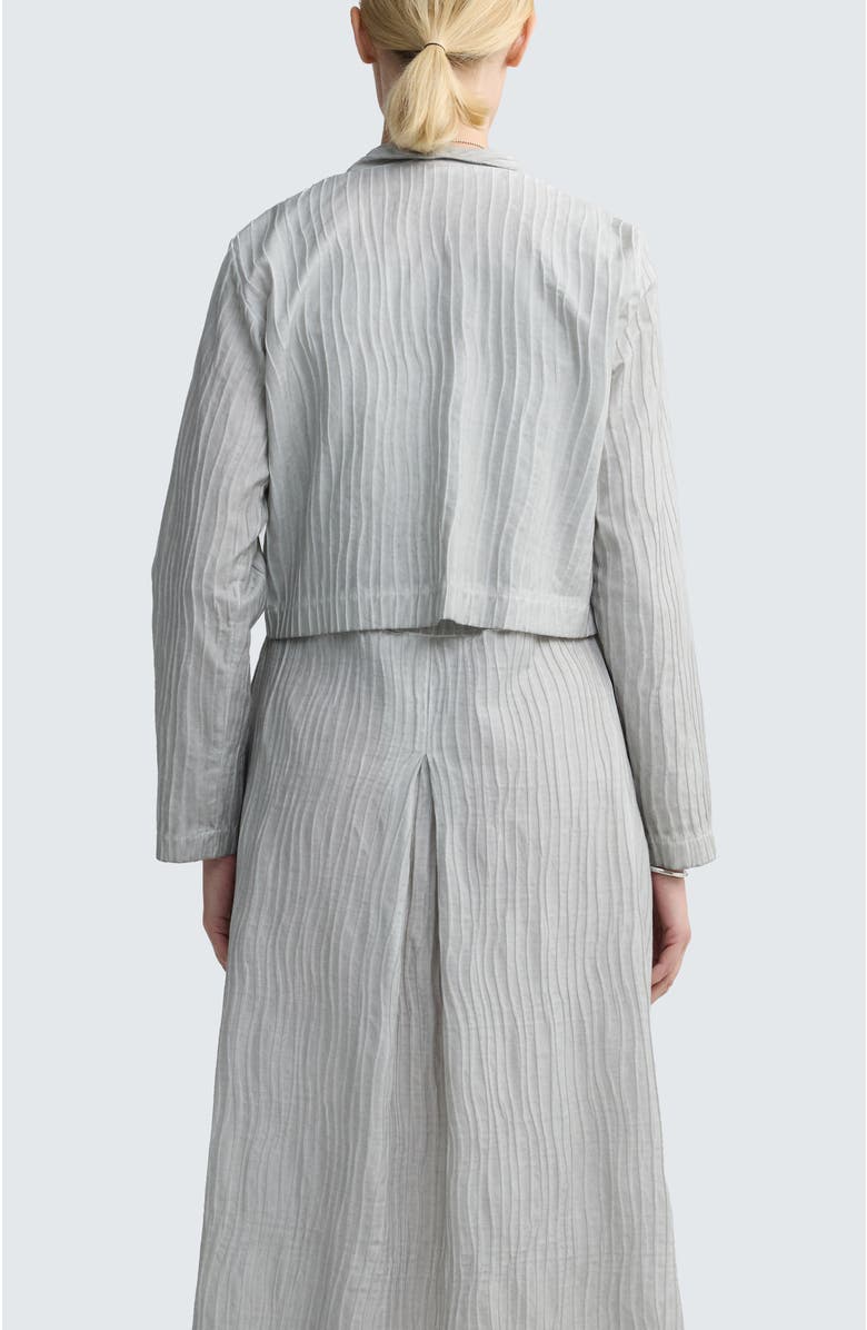 LUUKAA Ivelle Garment-Dyed Bolero Jacket, Alternate, color, Ash Grey
