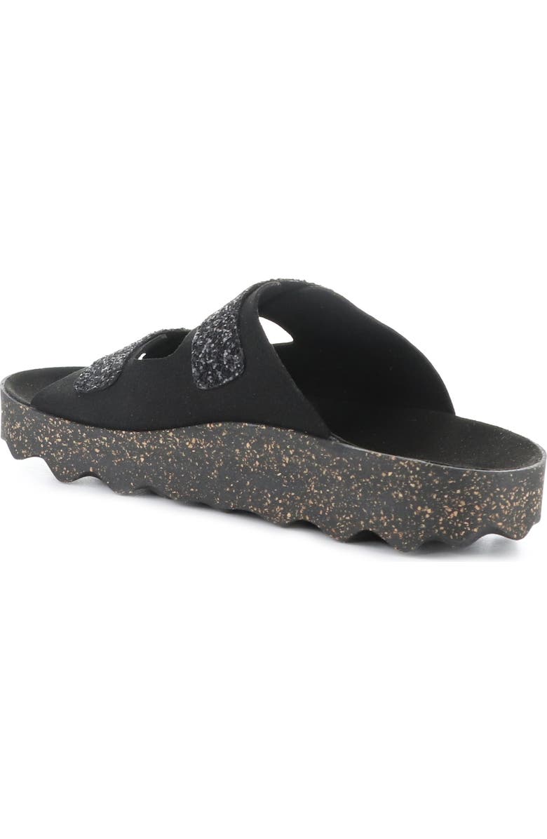 Asportuguesas by Fly London Cosh Slide Sandal, Alternate, color, Black