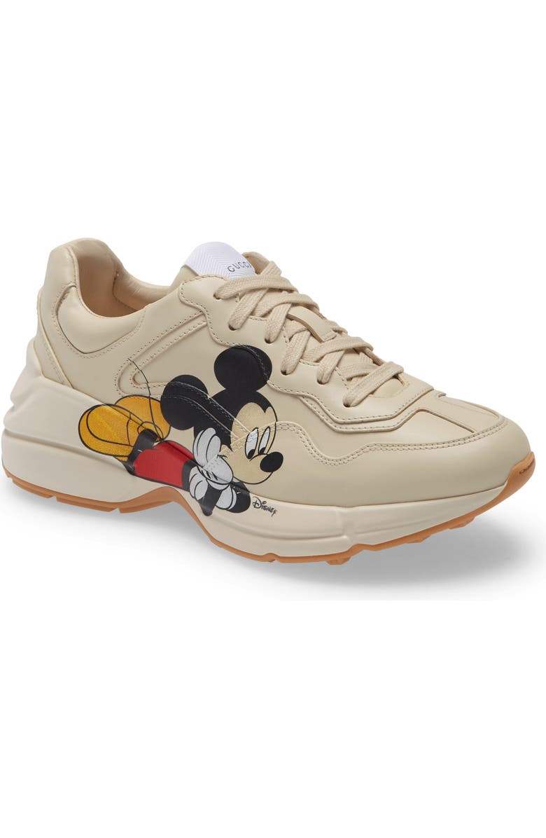 Gucci x Disney Rhyton Mickey Mouse Sneaker, Main, color,