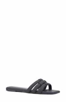 Fashion to Figure Gaiana Slide Sandal - Wide Width