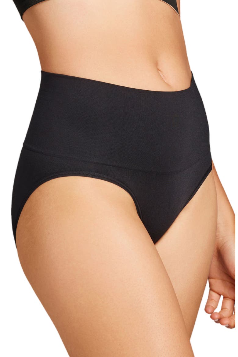 Sculpt High Waist Shaping Brief, Main, color, Black