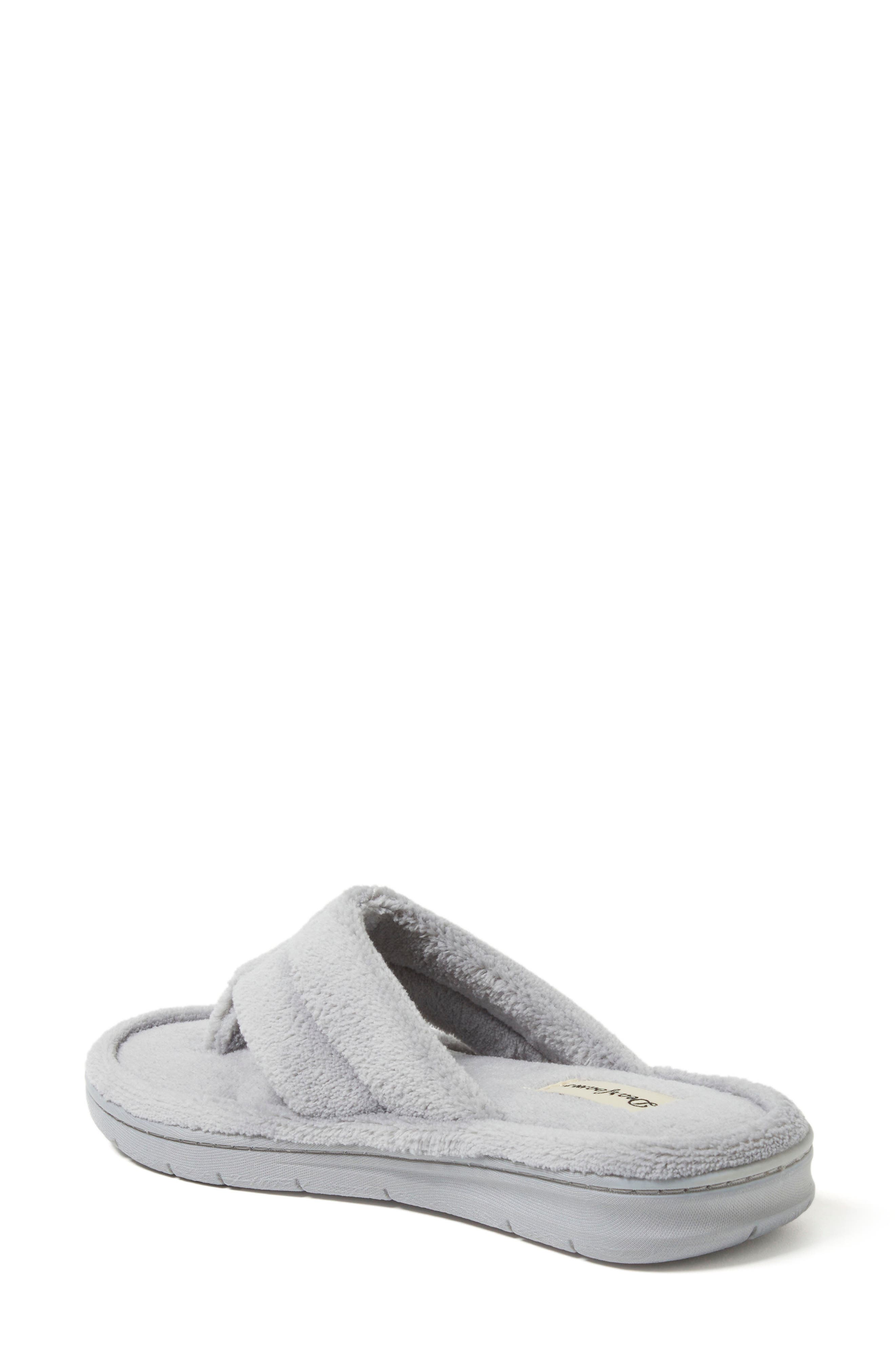 Wrenley Terry Thong Flip Flop Slipper, Alternate, color, SLEET