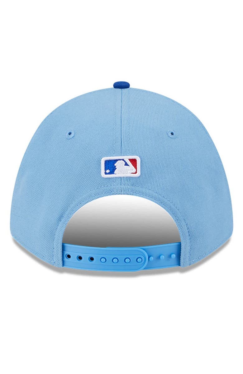 New Era Men's New Era Light Blue Texas Rangers Player Replica 9FORTY Adjustable Hat, Alternate, color, Light Blue