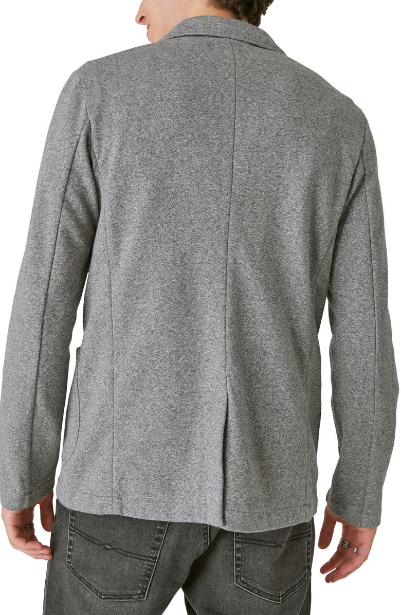 Lucky Brand Two-Button Knit Blazer, Alternate, color, 