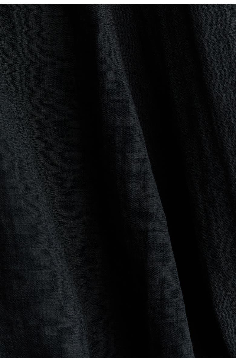 H&M Flared-skirt Midi Dress, Alternate, color, Black