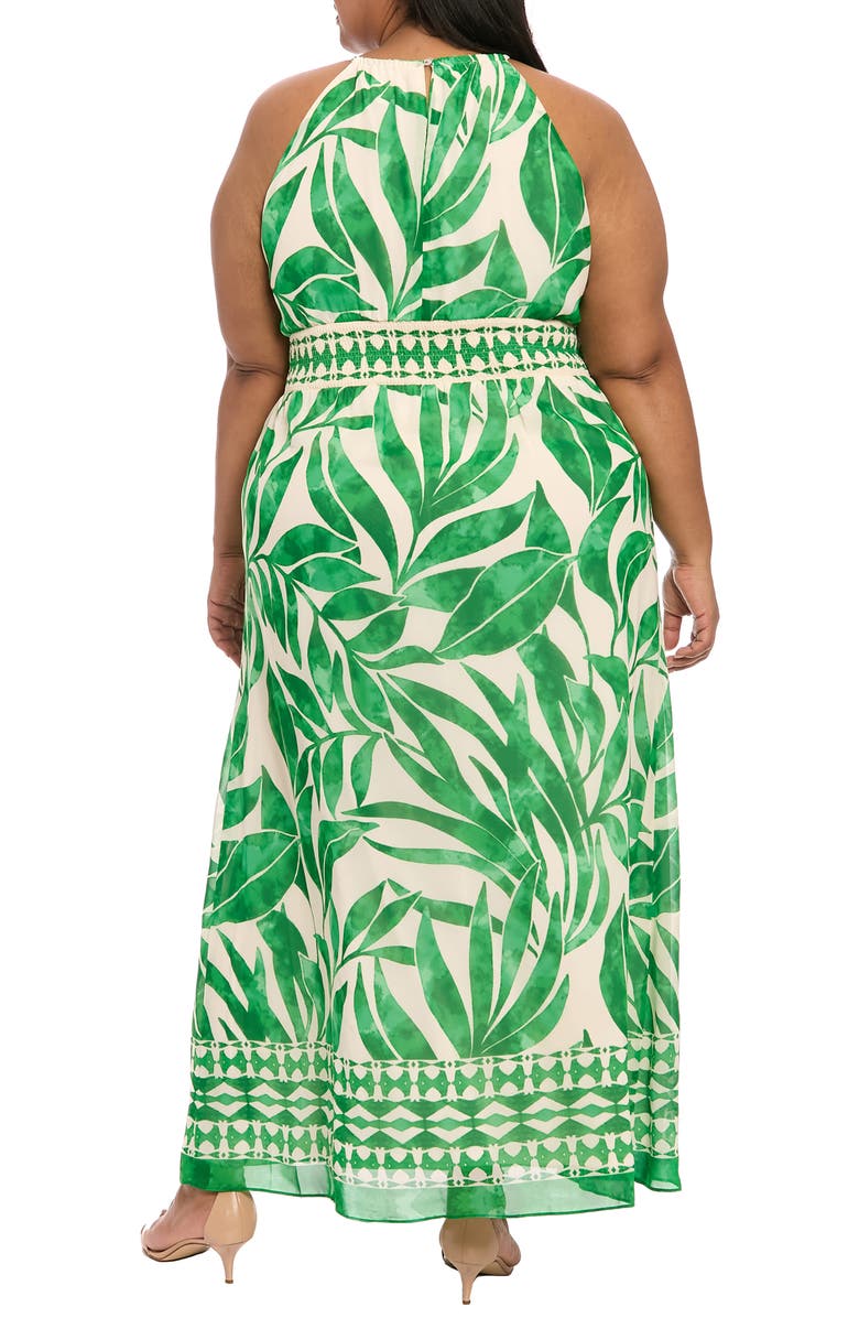 London Times Morris Tropical Maxi Sundress, Alternate, color,
