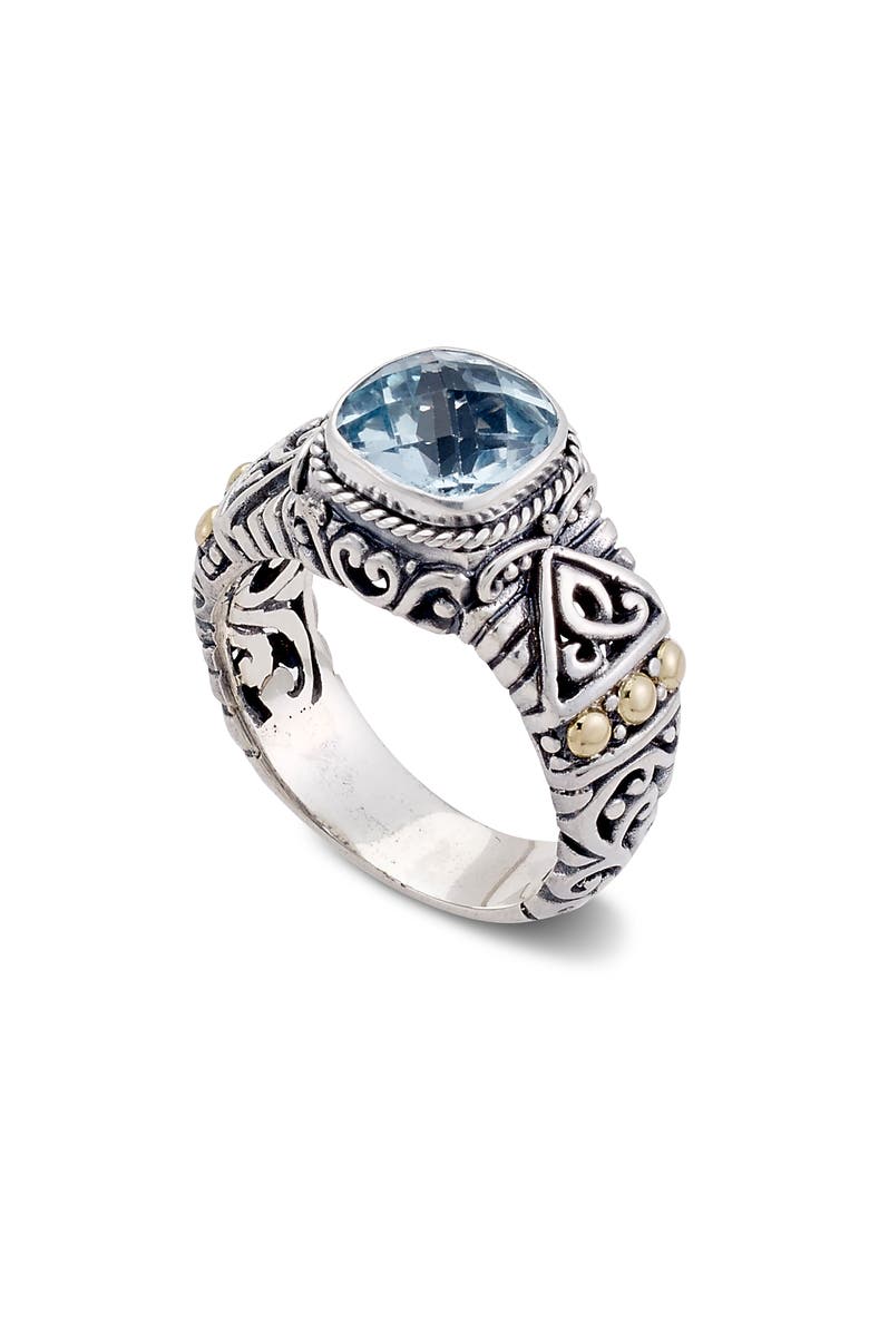 SAMUEL B. Blue Topaz Ring, Main, color, Blue