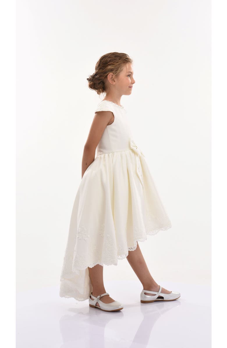 Tulleen Cresci Hilo Bow Dress, Alternate, color, White