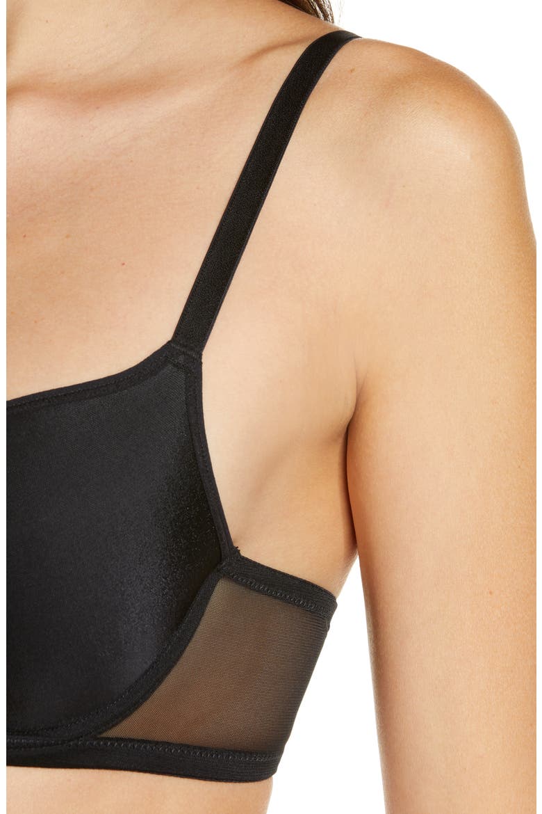 Spellbound Spacer Underwire Convertible Bra, Alternate, color, BLACK