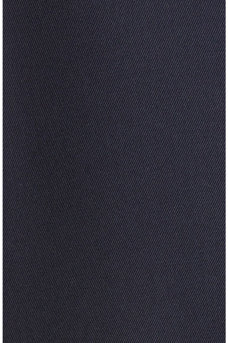 Crest Button Double Breasted Gabardine Blazer, Alternate, color, NAVY