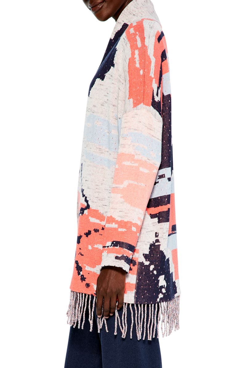 NIC+ZOE Fringe Forward Cardigan, Alternate, color,