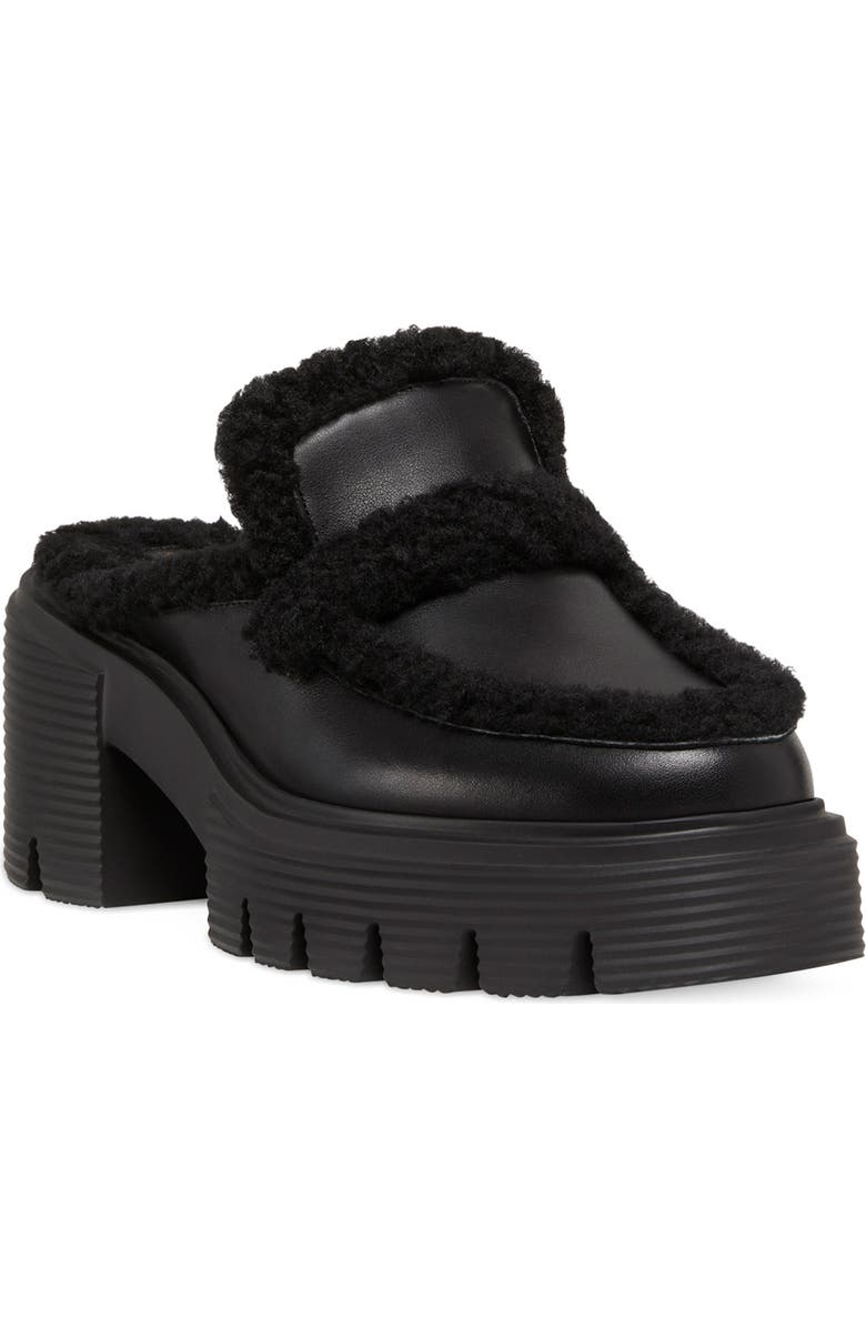 Stuart Weitzman Soho Chill Genuine Shearling Lined Mule, Main, color,