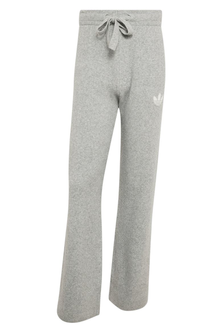 Essentials Wide Leg Knit Pants, Alternate, color, MEDIUM GREY HEATHER