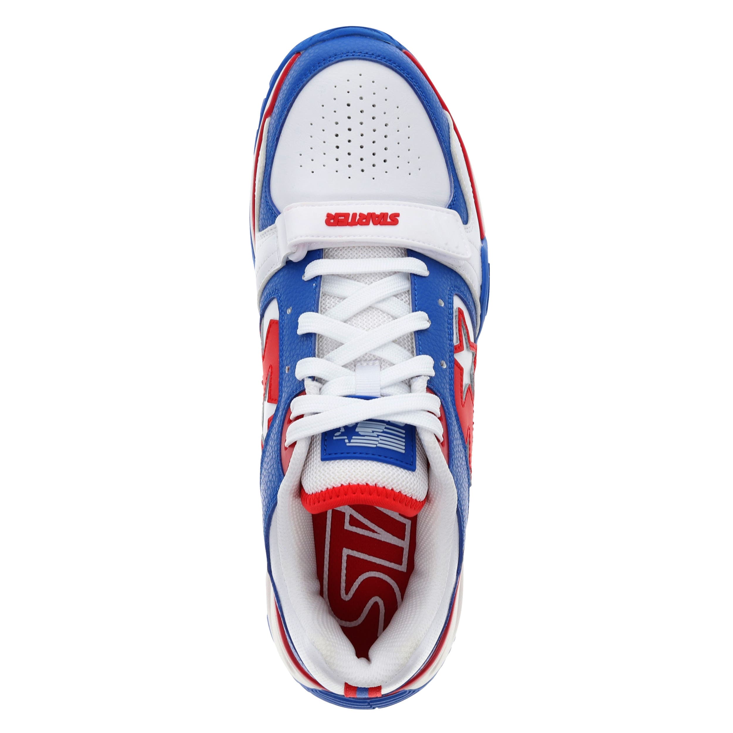 STARTER Team Trainer 92 Low Sneakers, Alternate, color, White/Blue