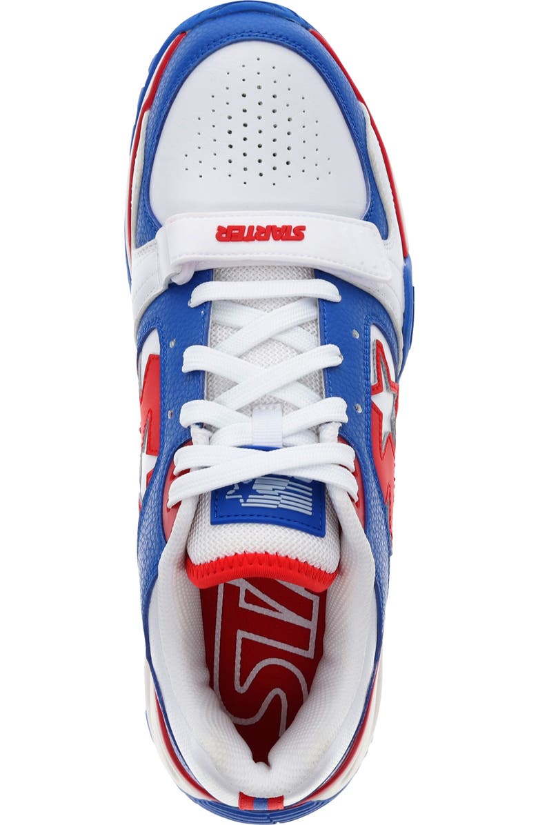 STARTER Team Trainer 92 Low Sneakers, Alternate, color, White/Blue
