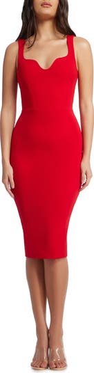 open lace back dress Sloane Dress – Dress the Population main image 0