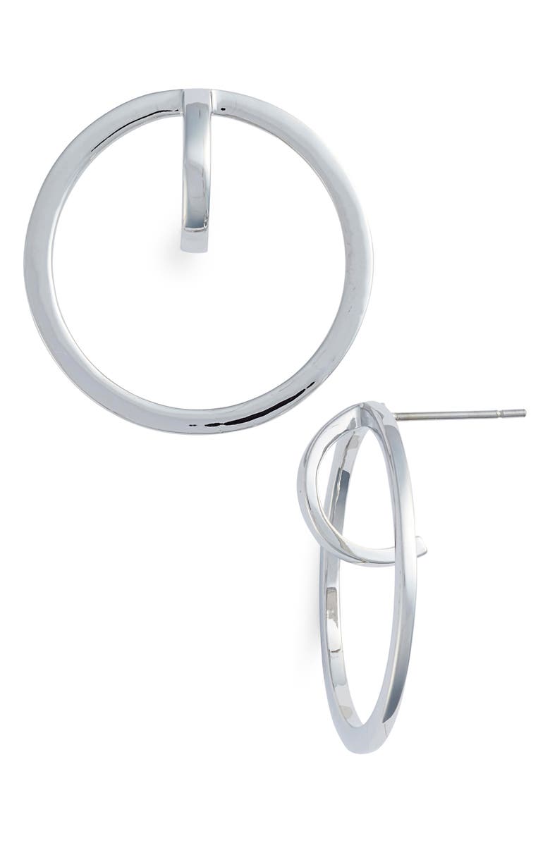 Vince Camuto Polished Orbital Earrings, Main, color,