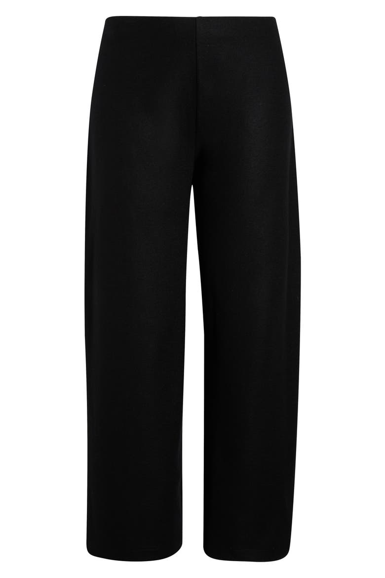 Wool Wide Leg Pants, Alternate, color, BLACK