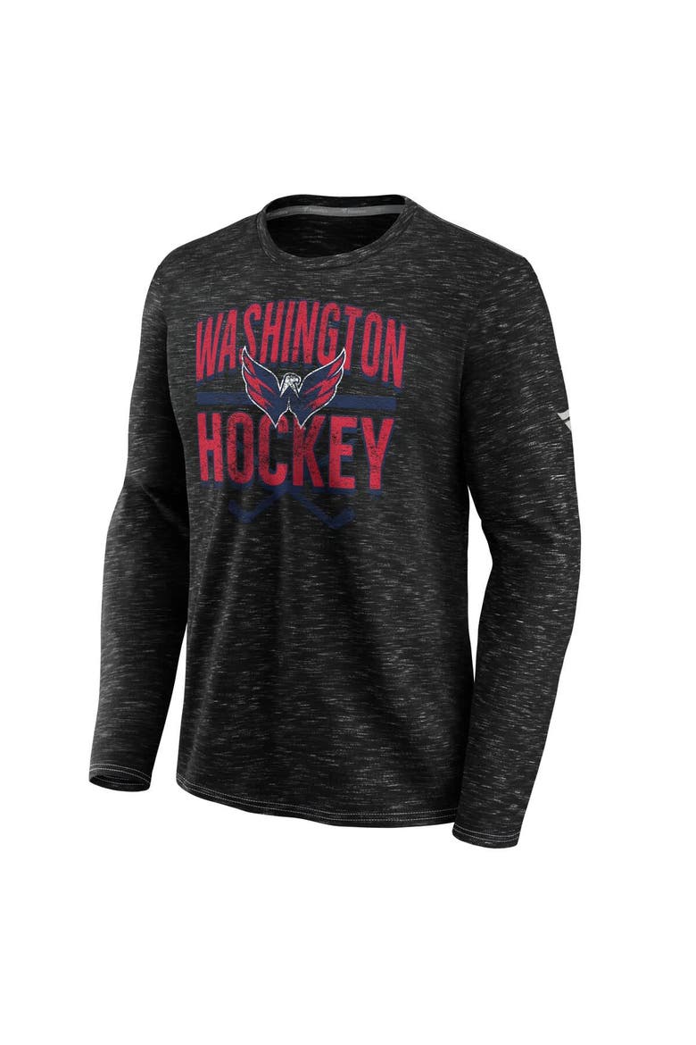 Men's Fanatics Gray Washington Capitals Iced Out Long Sleeve T-Shirt, Alternate, color, Gray