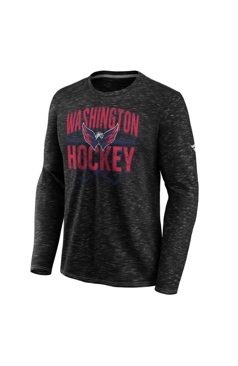 FANATICS Men's Fanatics Gray Washington Capitals Iced Out Long Sleeve T-Shirt, Alternate, color, Gray