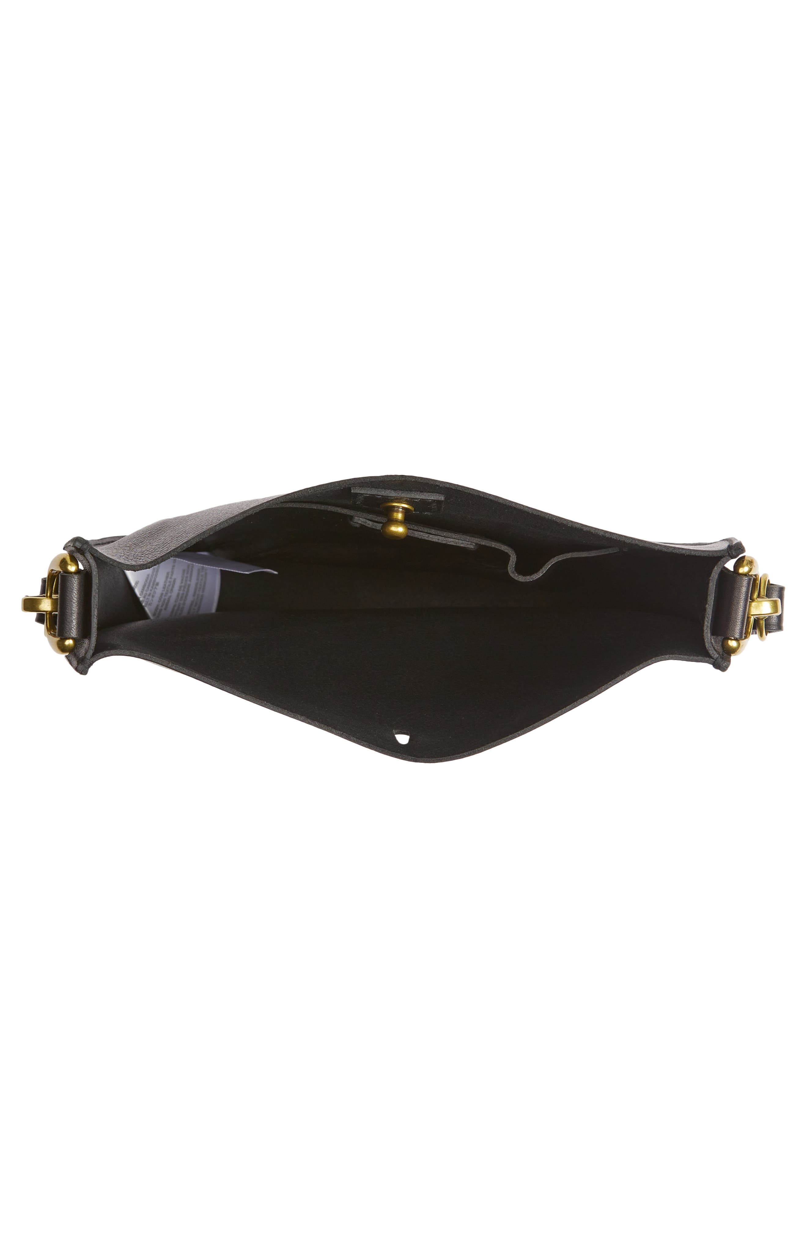 Madewell The Small Transport Leather Saddle Bag, Alternate, color, 