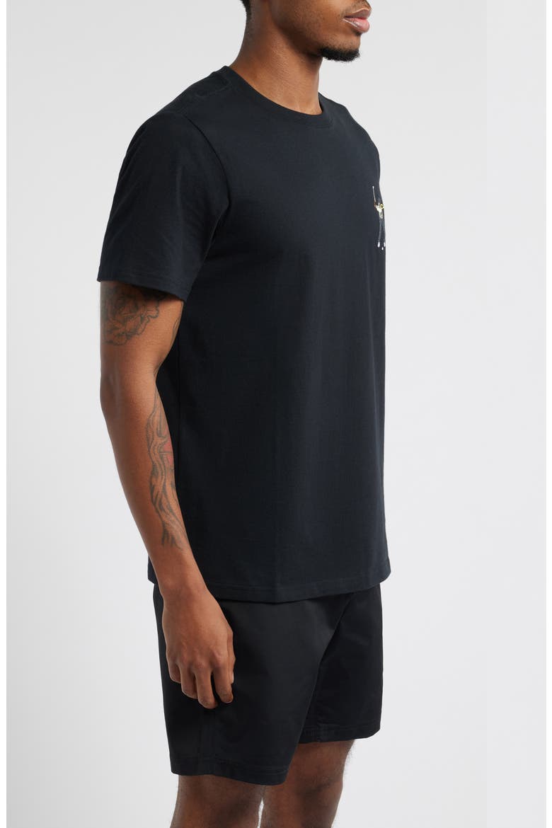 Core Embroidered T-Shirt, Alternate, color, BLACK