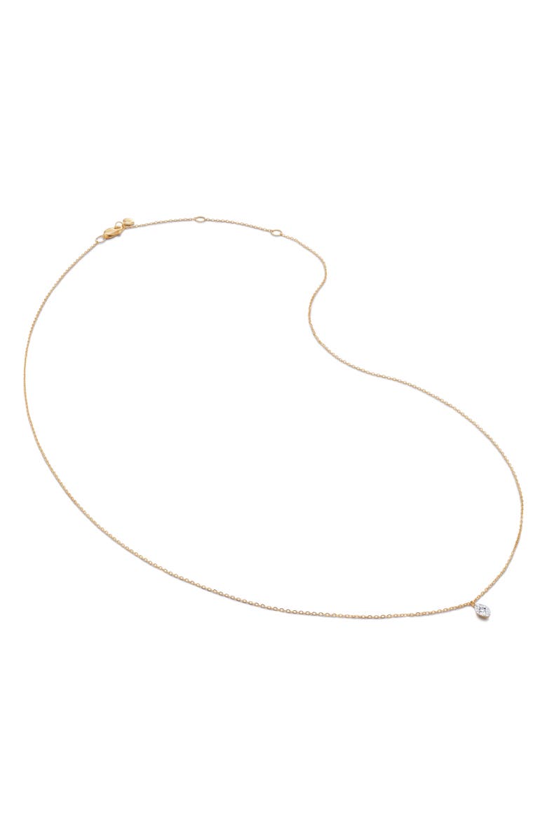 Monica Vinader Marquise Diamond Chain Necklace, Main, color,