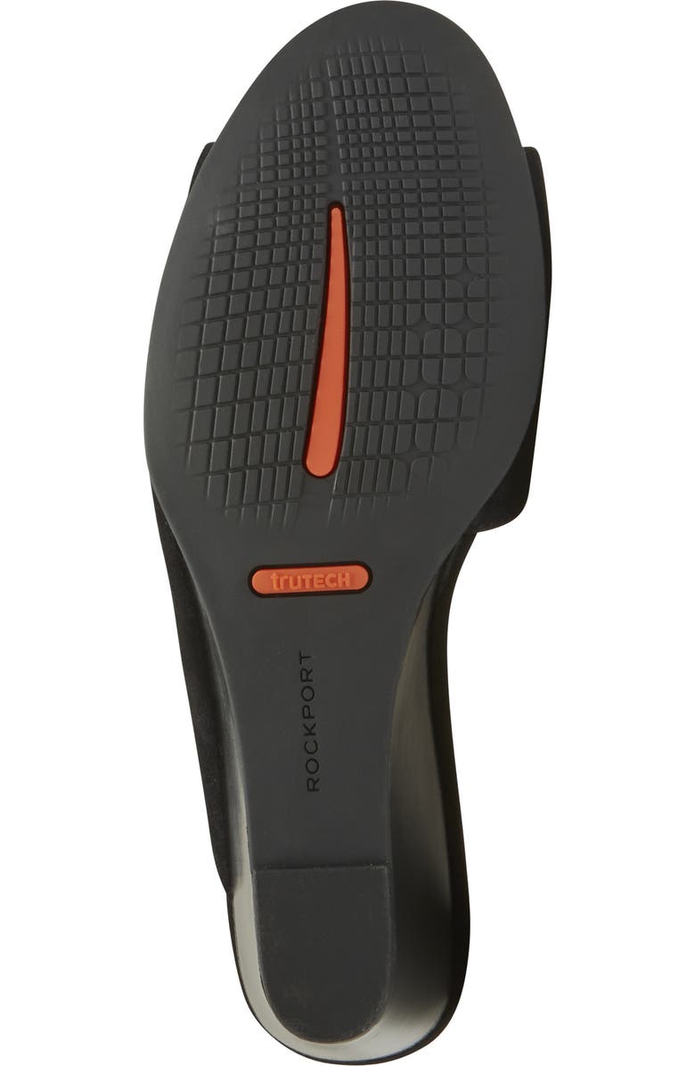 Rockport Taylor Asymmetric Wedge Slide Sandal, Alternate, color,