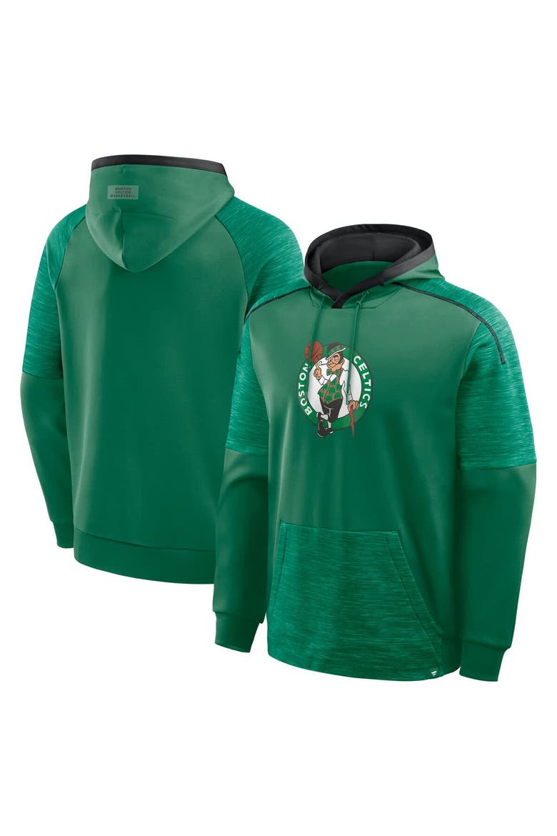 Men's Fanatics Kelly Green Boston Celtics Pick & Roll Defender Pullover Hoodie, Main, color, Kelly Green