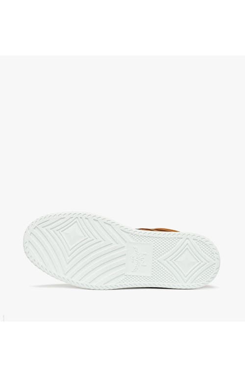Mcm Neo Terrain Lo Sneakers In Visetos In Cognac