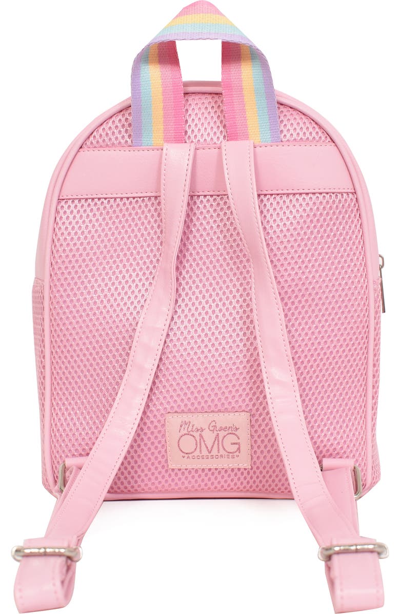 OMG Accessories Kids' Miss Gwen Gingham Mini Backpack, Alternate, color,