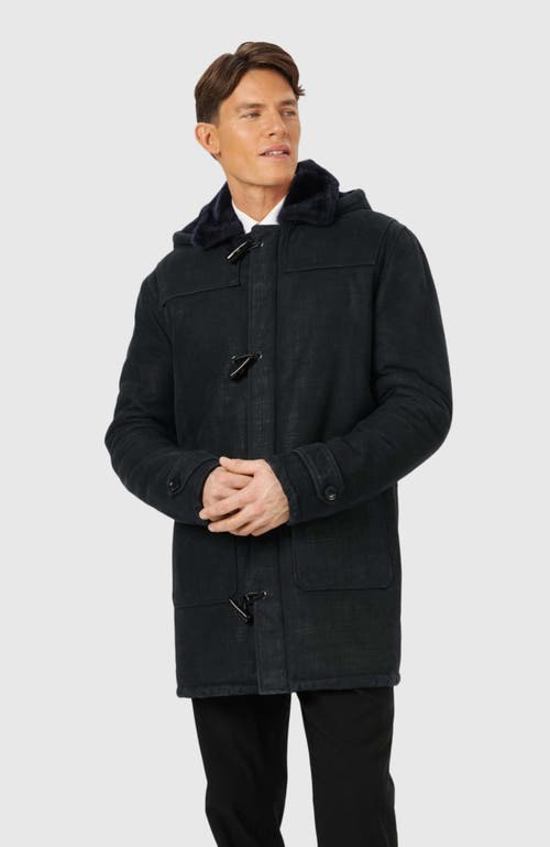 Gorski Merino Shearling Lamb Parka In Black