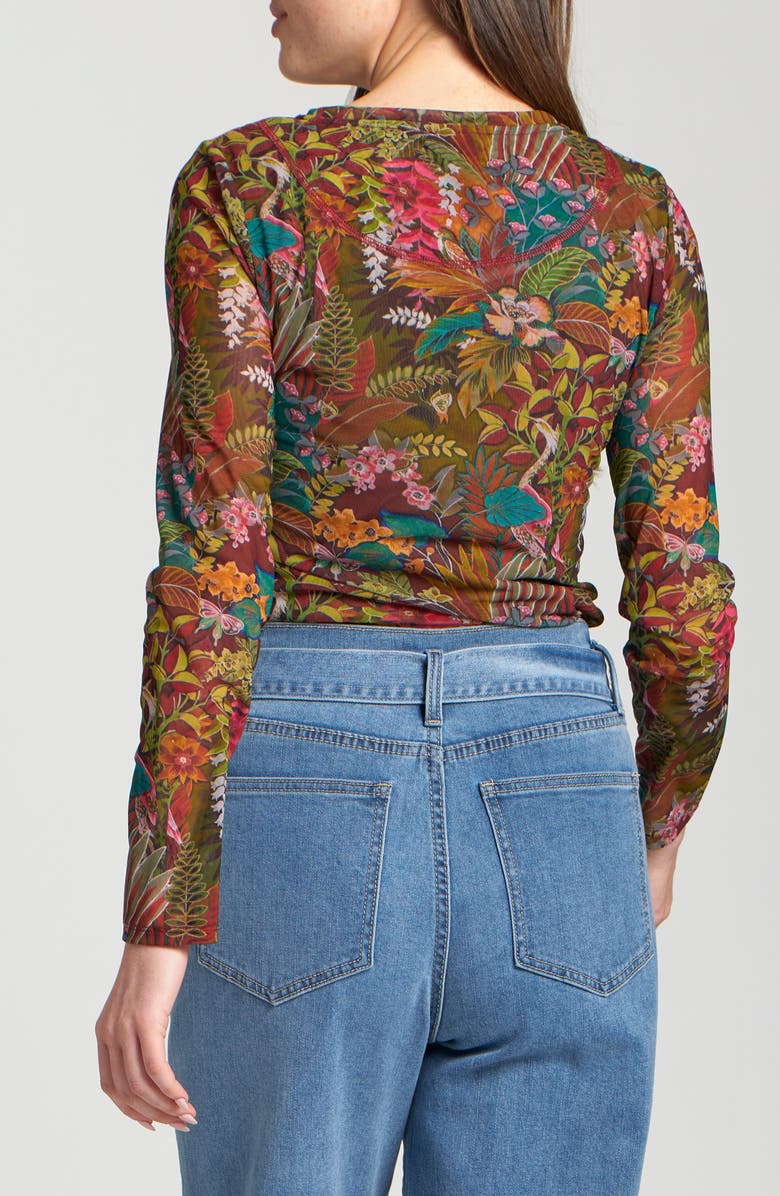 APNY Mesh Top, Alternate, color, Olive Multi