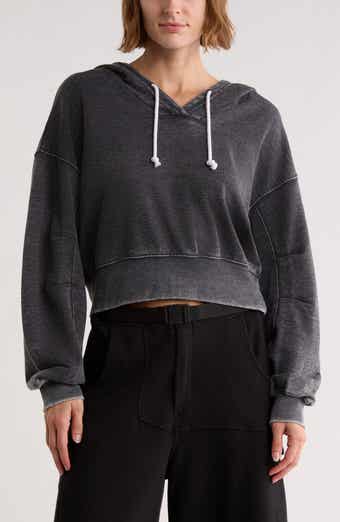 Free People Playbook Crop Hoodie