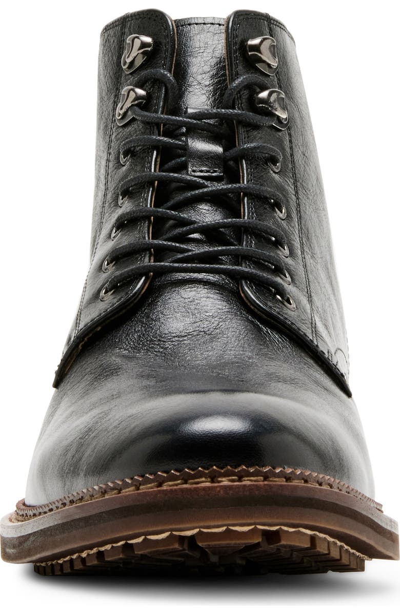 Steve Madden Noby Lace-Up Boot, Alternate, color, Black