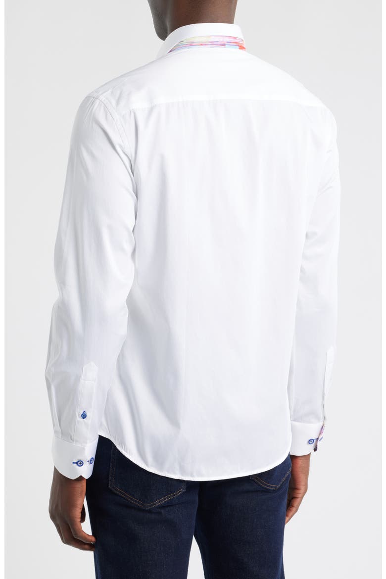 Sinai Collection Luxe Cotton Dress Shirt, Alternate, color, WHITE