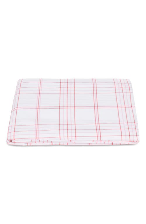 Matouk August Plaid 500 Thread Count Fitted Sheet