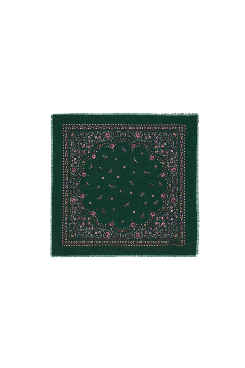Eve Bandana Scarf, Main, color, Dark Green